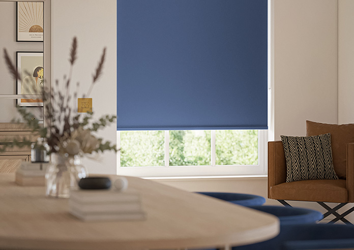 Palermo (Blackout), Midnight - Twist&Fit Roller Blind - Image 5